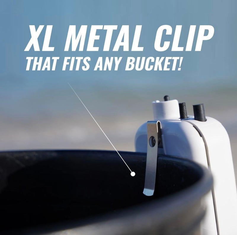 Beyond Braid Beyond Bait Pump Portable Live Bait Aerator - Long Lasting Battery Powered Bubbler - Water Resistant Design- XL Air Stone Keep Your Bait Alive Longer - Image 3